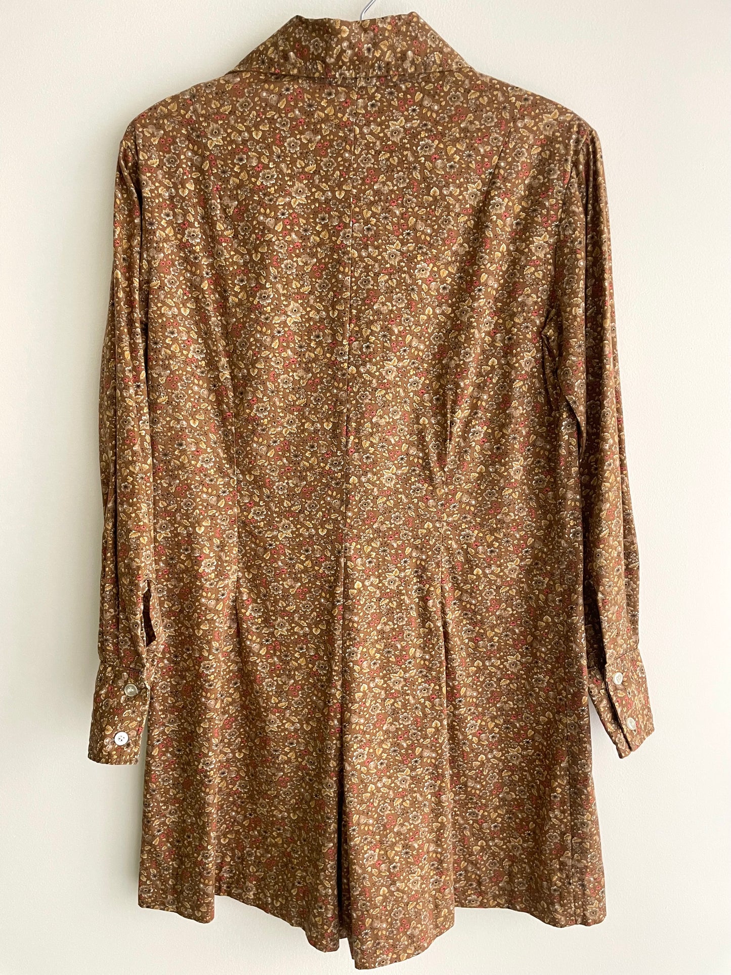 Mod Calico Romper | 1960s