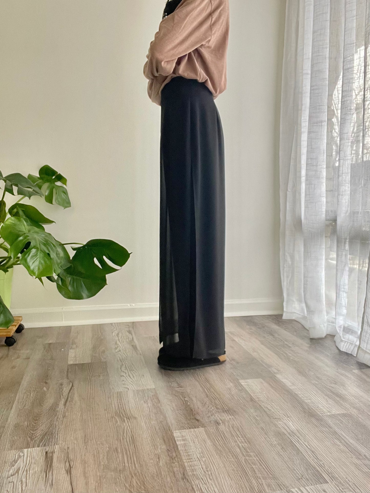 Sheer Panel Pants | 1990s