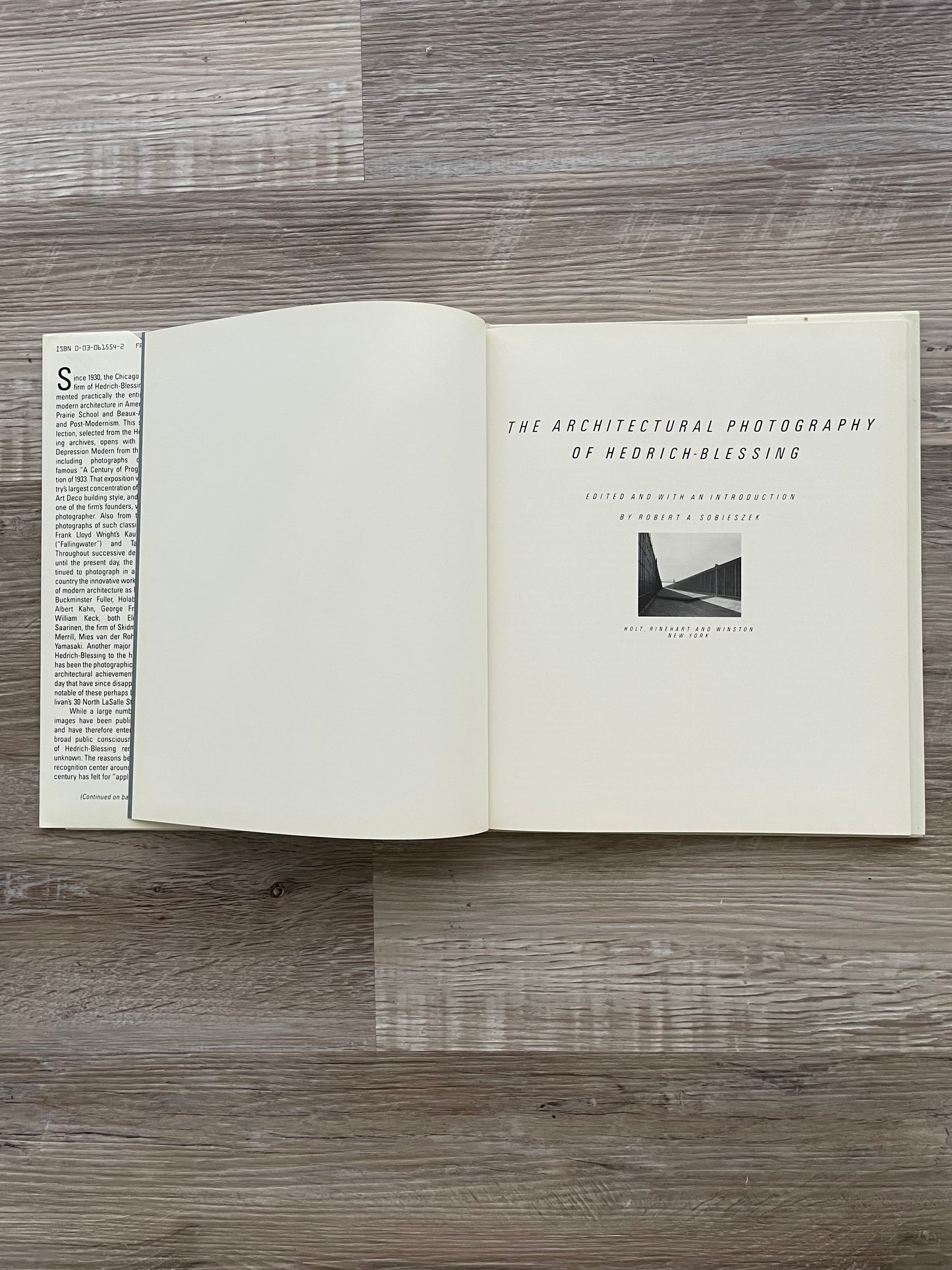 Architectural Photography book | Hedrich-Blessing firm | 1st edition, 1984