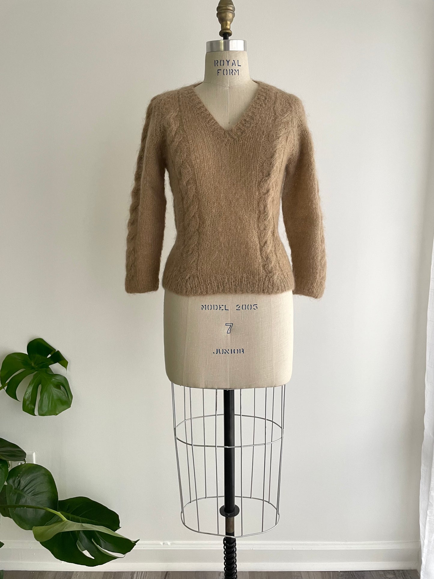 Cabled Angora Sweater | 1960s