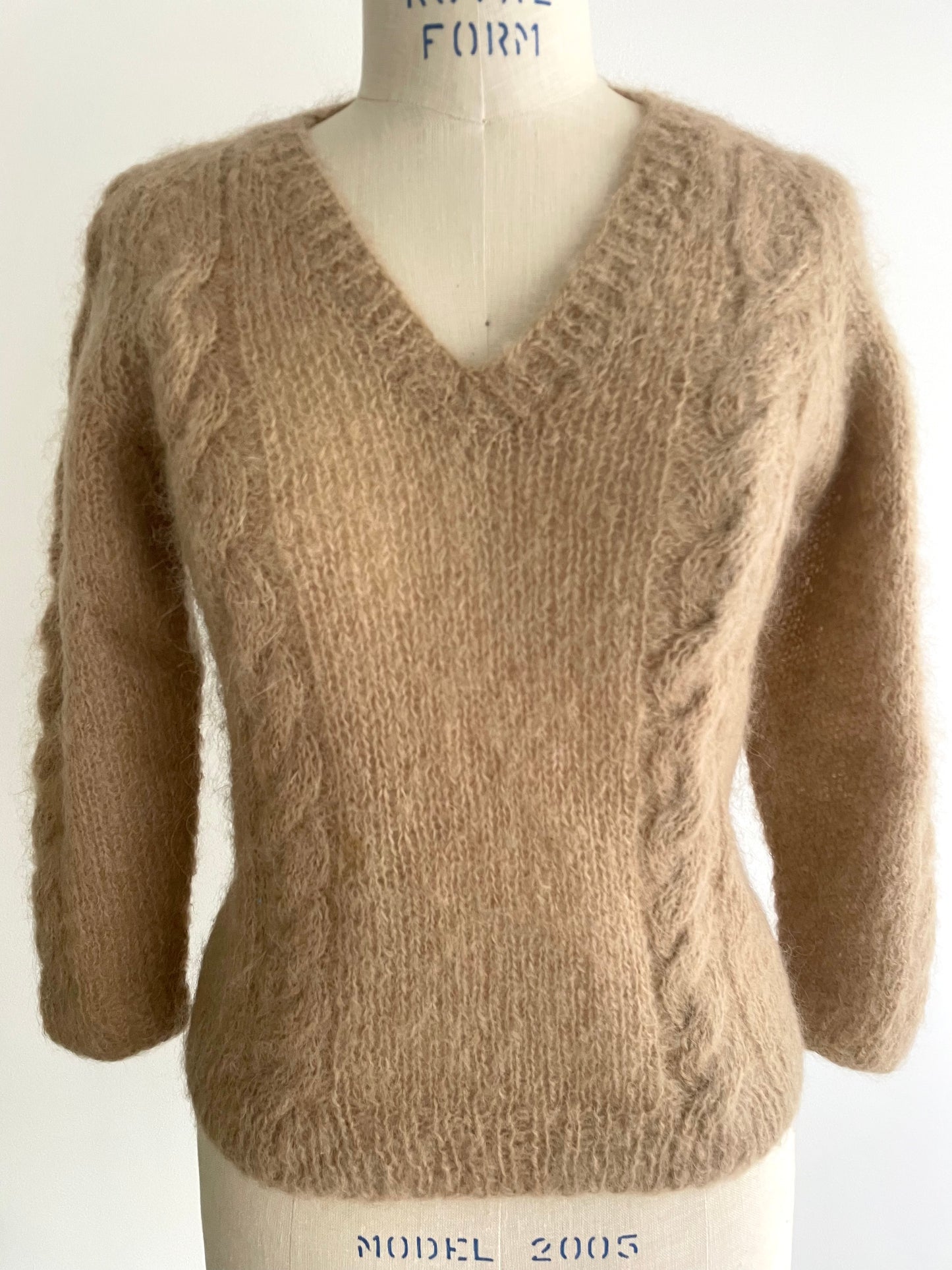 Cabled Angora Sweater | 1960s
