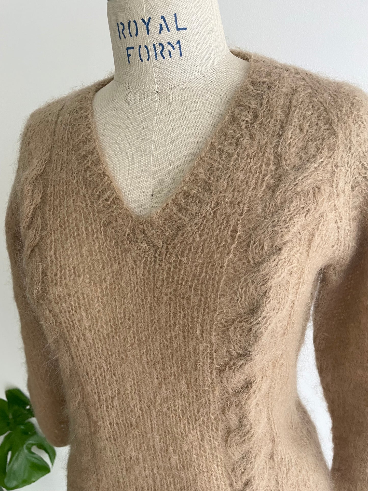 Cabled Angora Sweater | 1960s