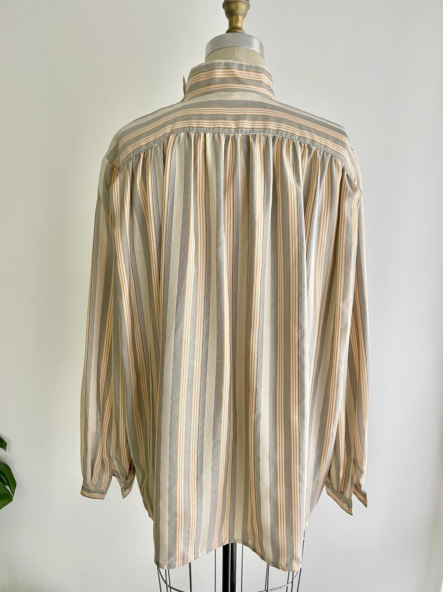 Armani Silk Art Smock Blouse | 1980s