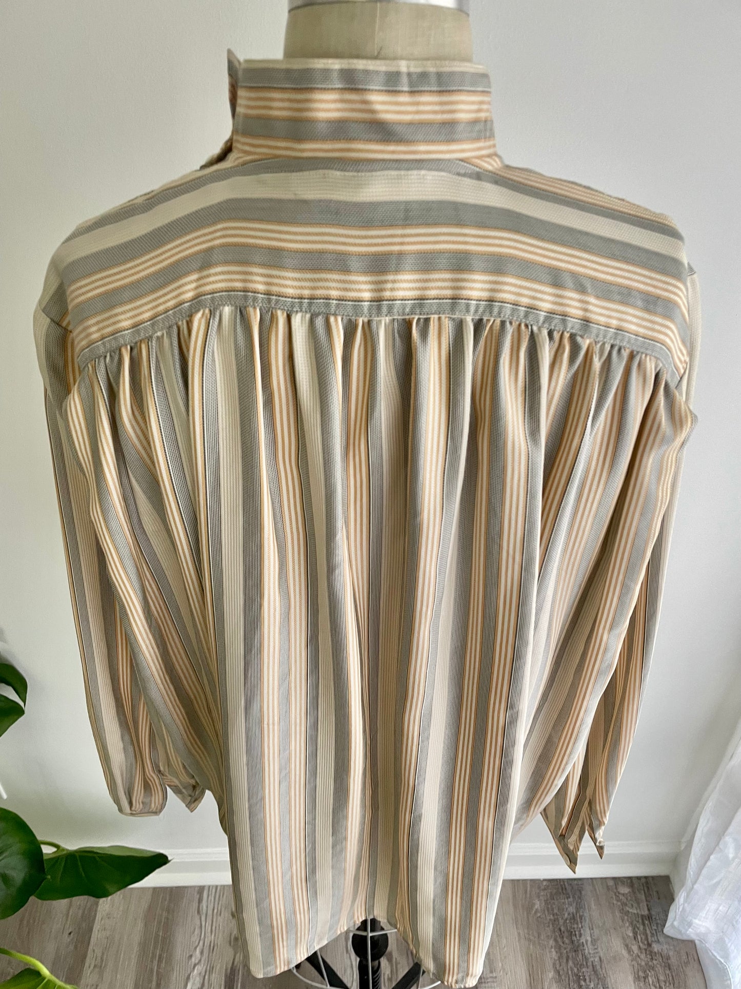 Armani Silk Art Smock Blouse | 1980s