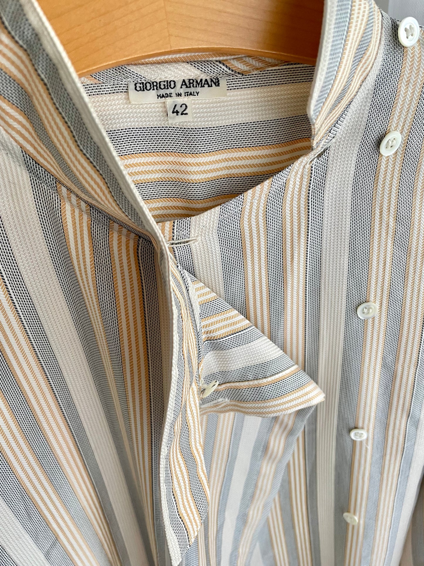 Armani Silk Art Smock Blouse | 1980s