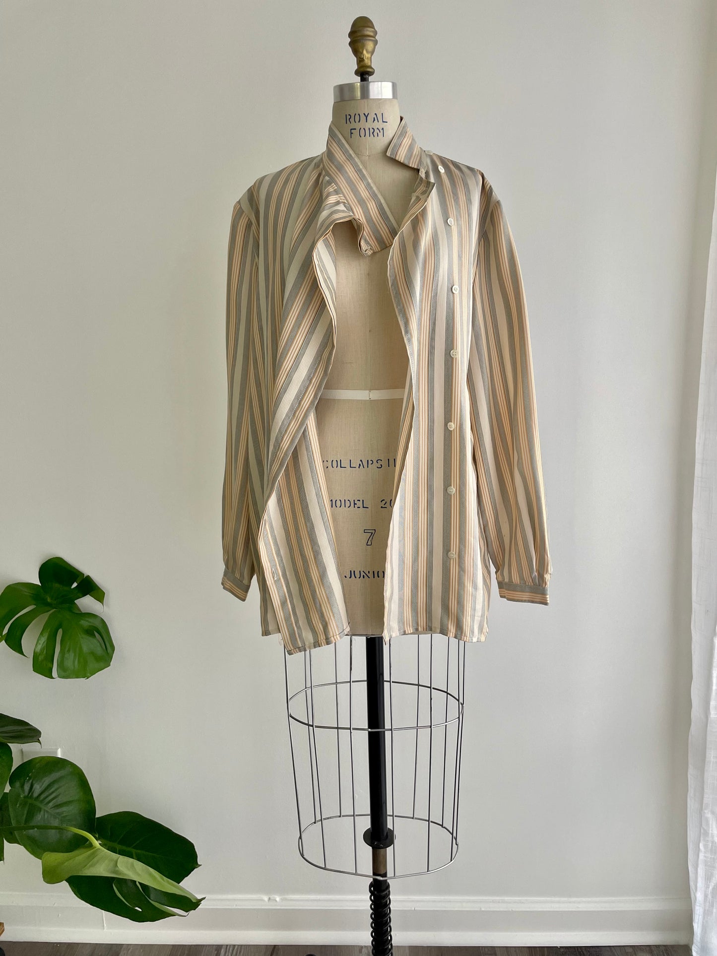 Armani Silk Art Smock Blouse | 1980s