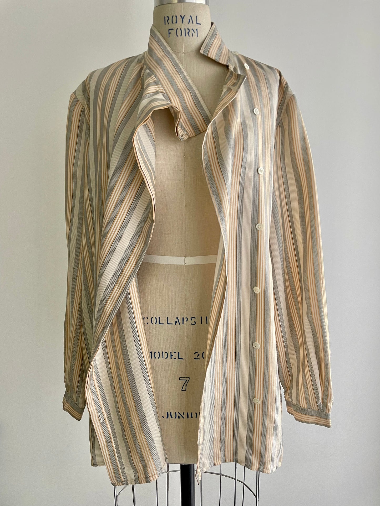 Armani Silk Art Smock Blouse | 1980s