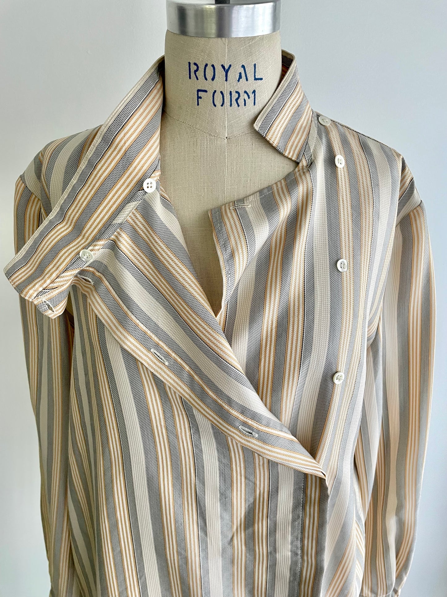Armani Silk Art Smock Blouse | 1980s