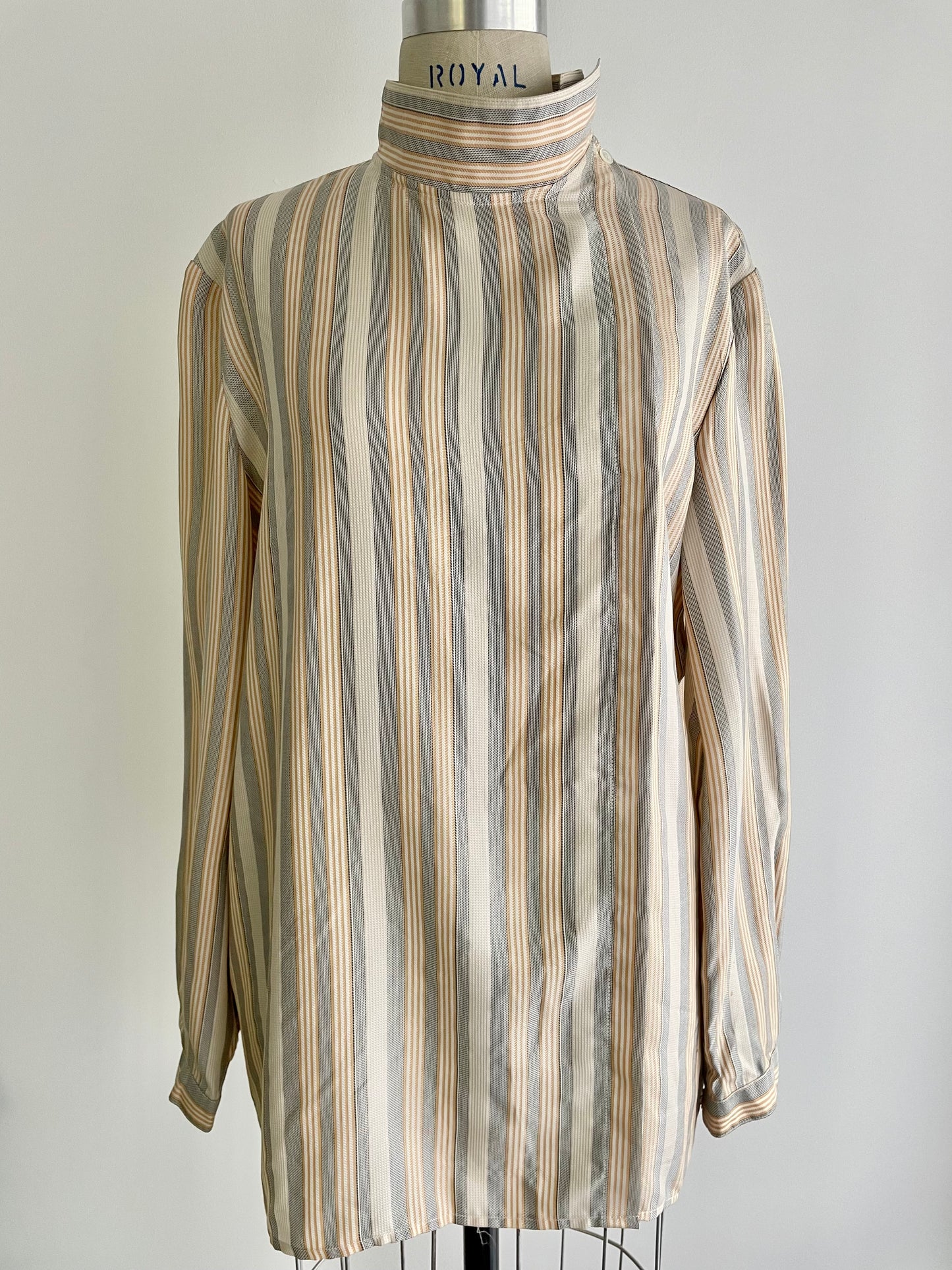 Armani Silk Art Smock Blouse | 1980s