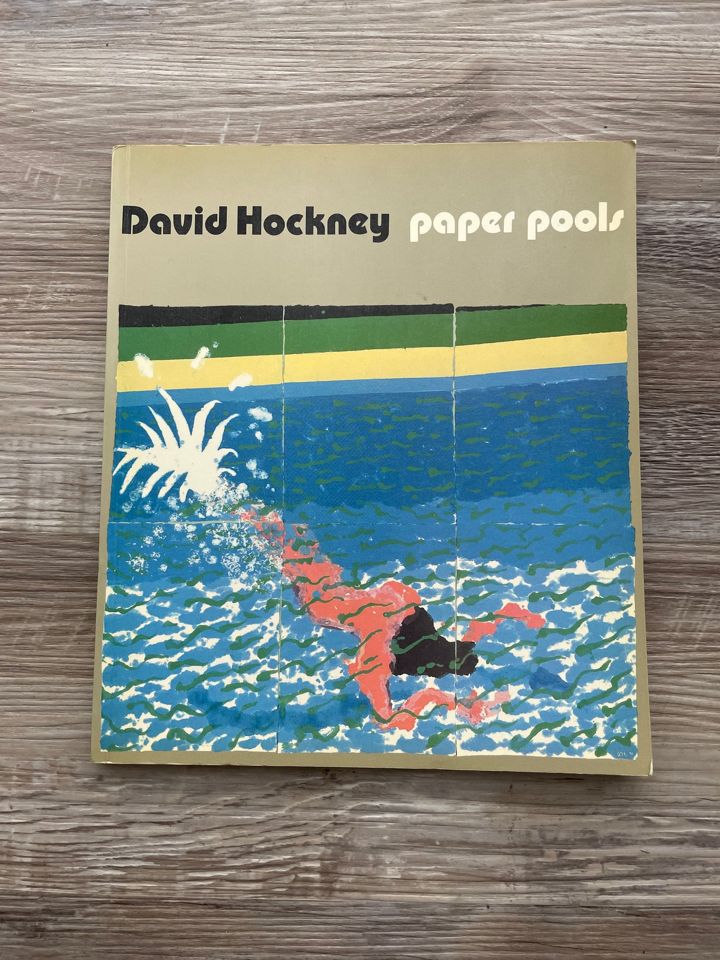 David Hockney book | paper pools | 1st edition, 1980