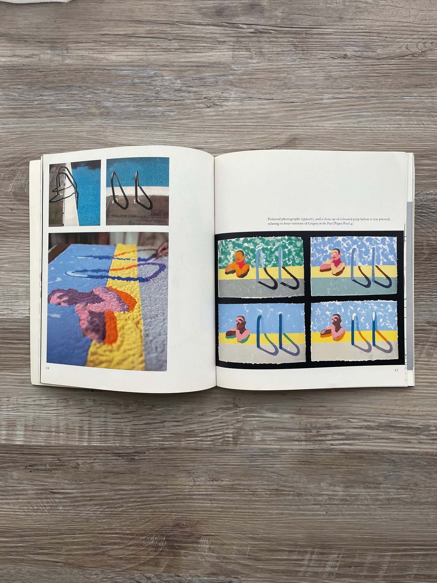 David Hockney book | paper pools | 1st edition, 1980