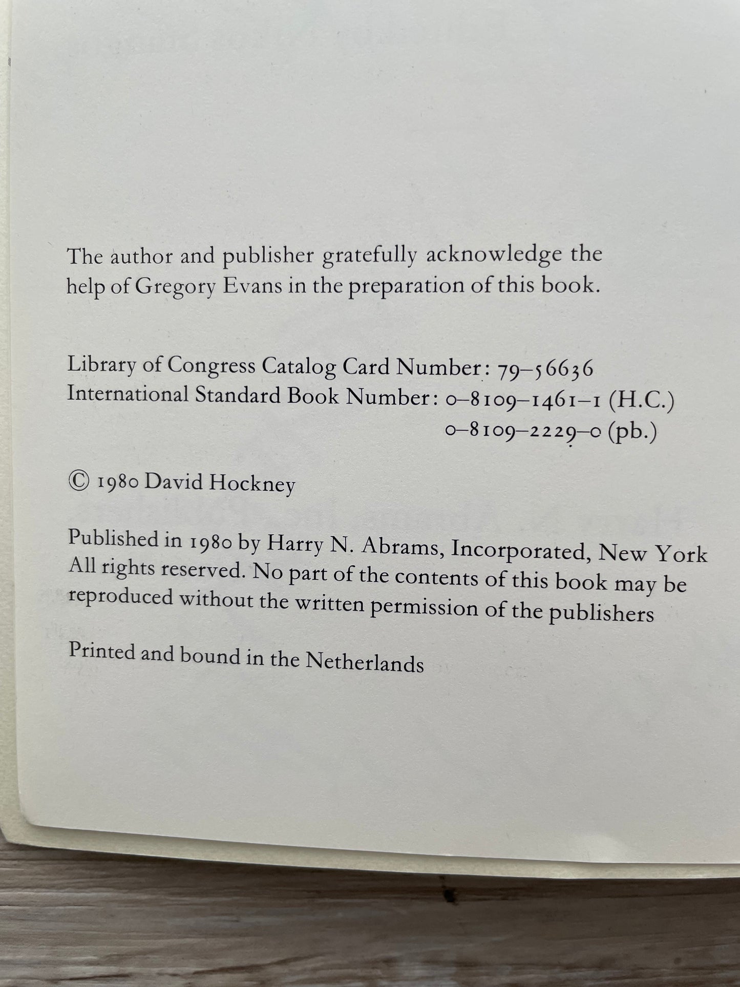 David Hockney book | paper pools | 1st edition, 1980