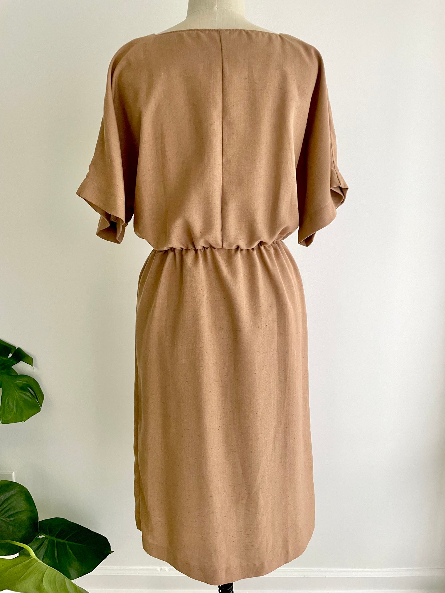 Bamboo Toggle Dress | 1970s