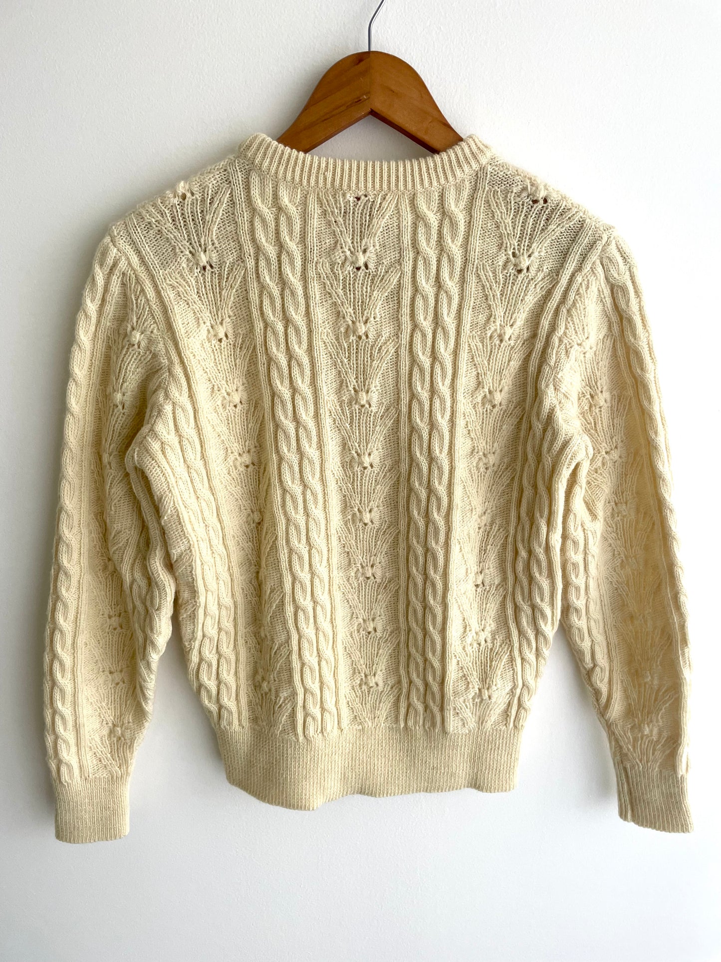 Pendleton Cable Knit Crew  |  1960s