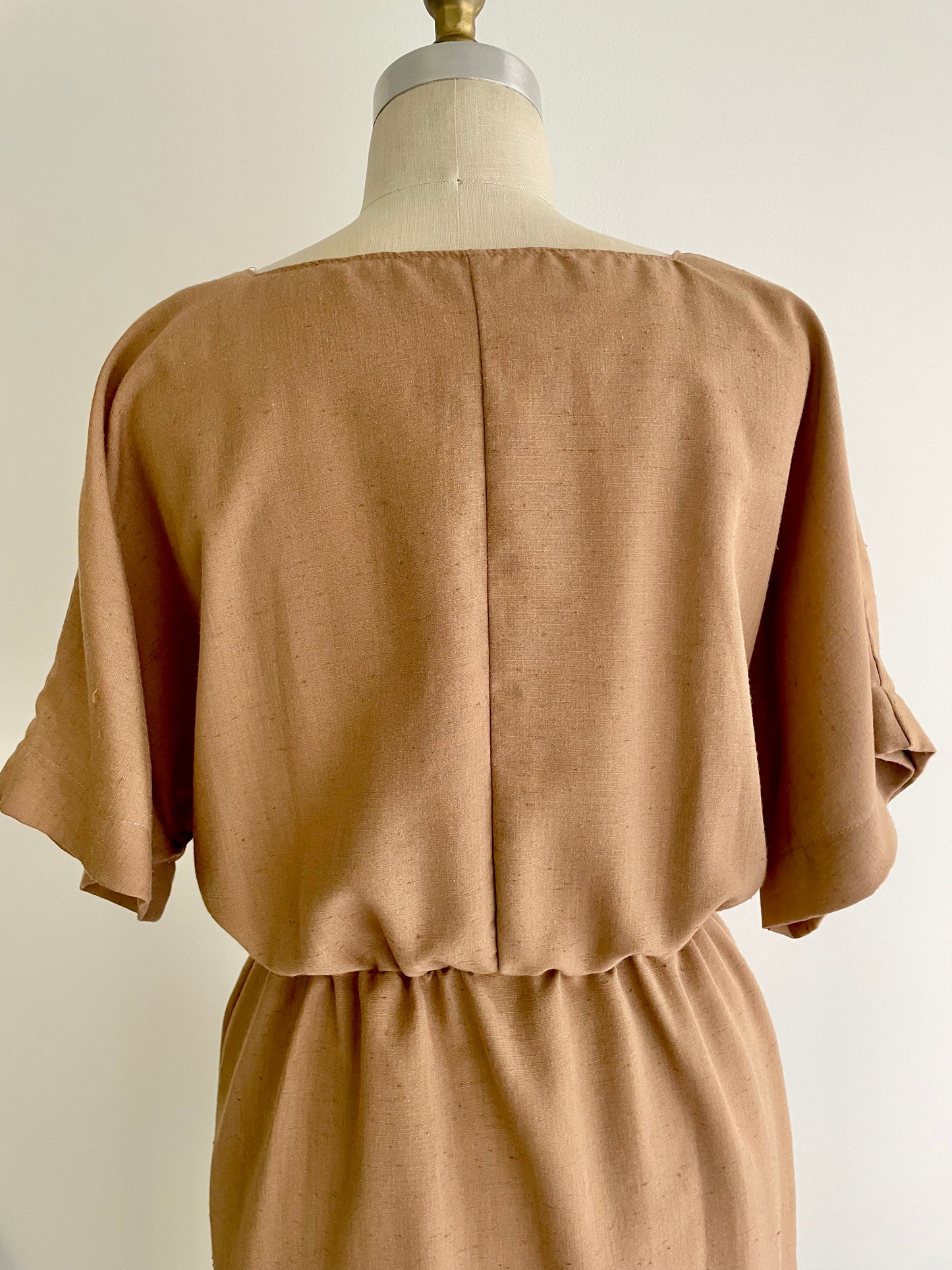 Bamboo Toggle Dress | 1970s
