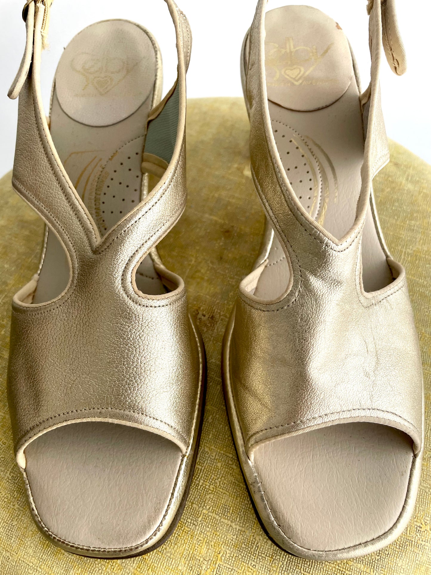 Gilt Selby Sandals | 1960s
