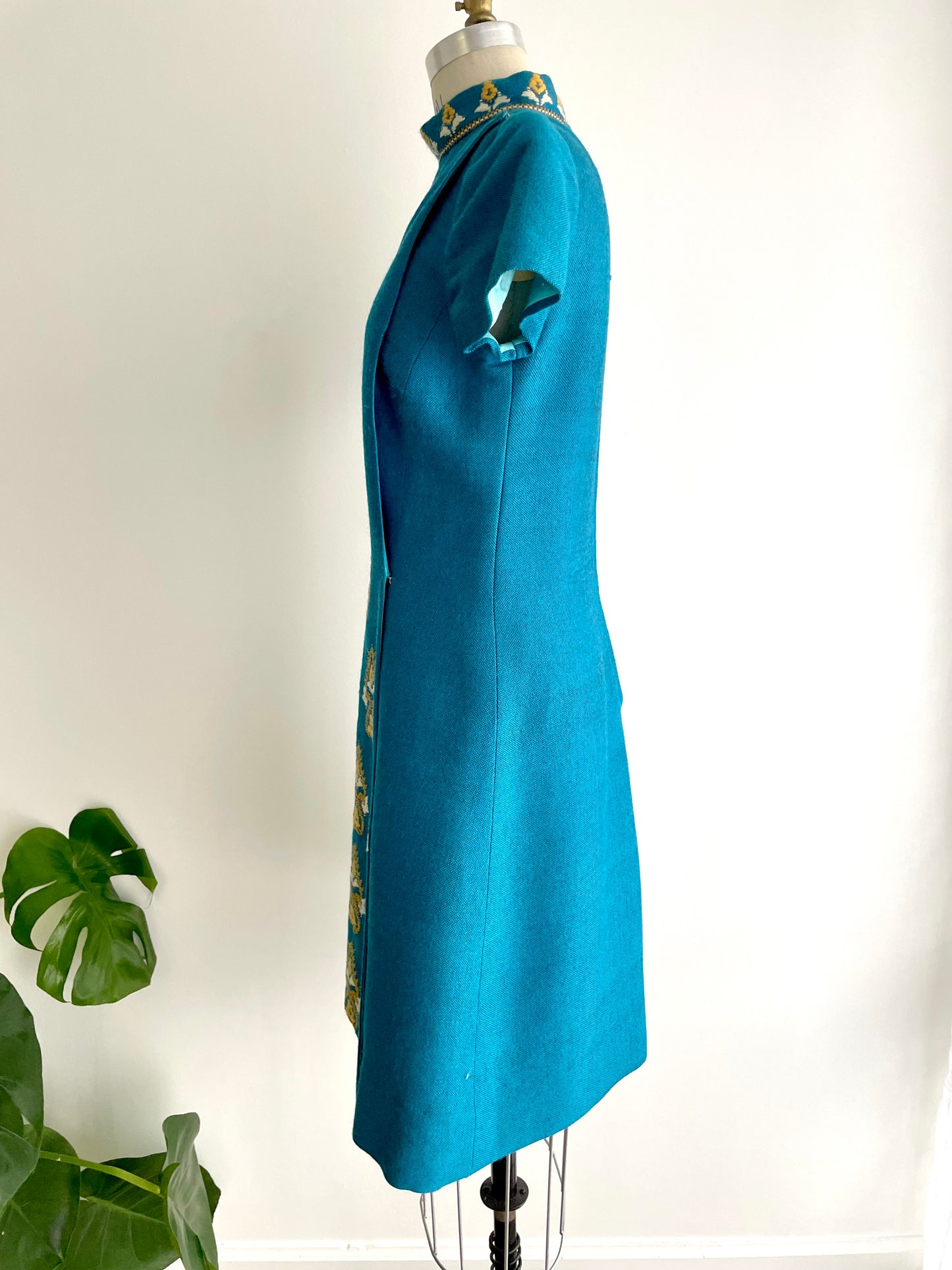Handwoven Artisan Dress | 1960s