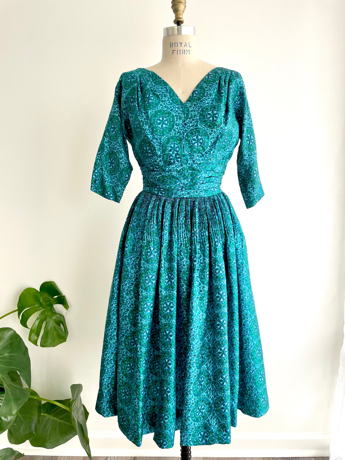 Moody Micropleat Party Dress | 1950s