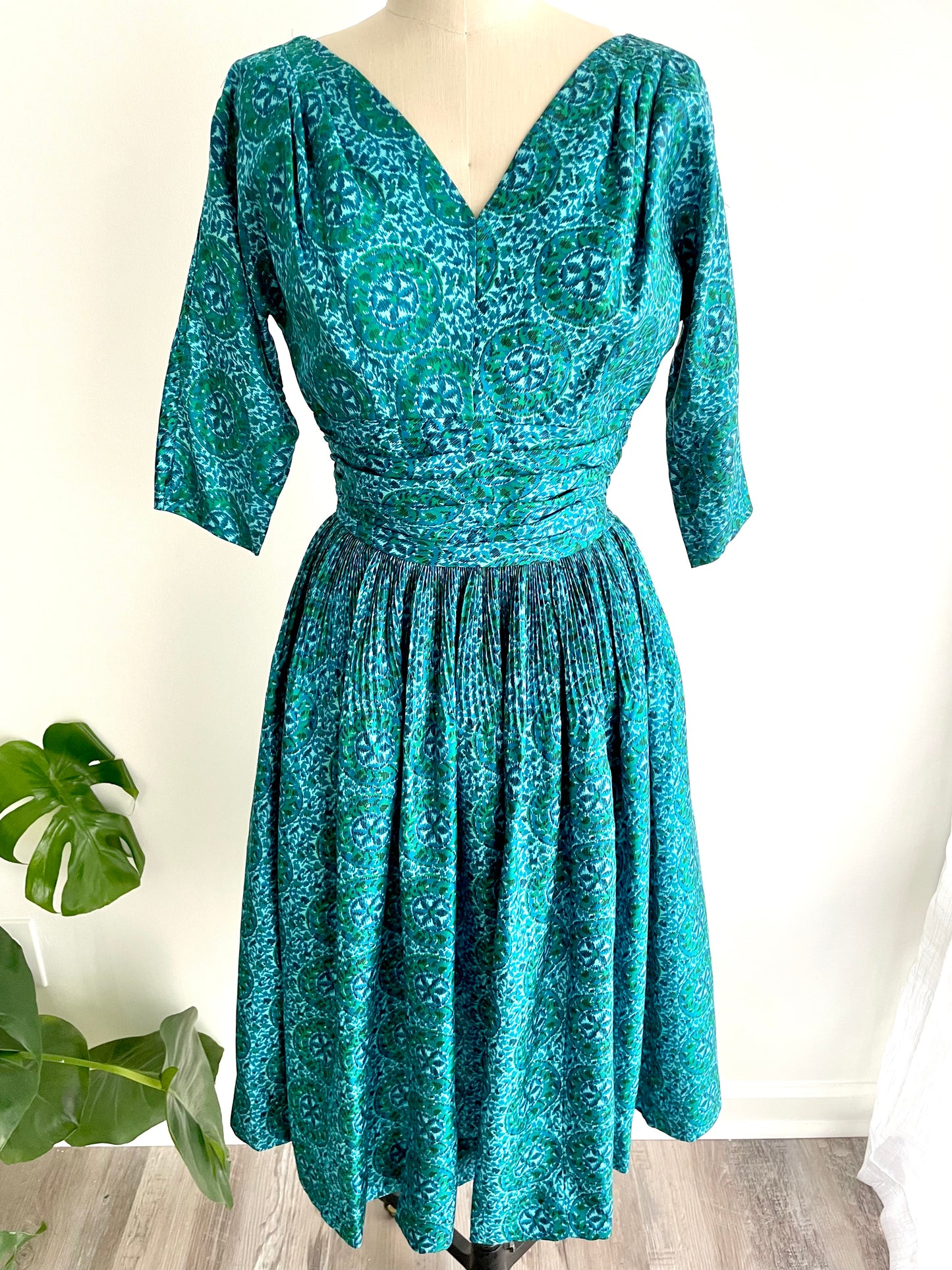 Moody Micropleat Party Dress | 1950s