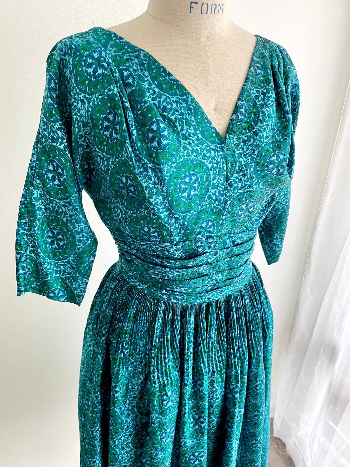 Moody Micropleat Party Dress | 1950s