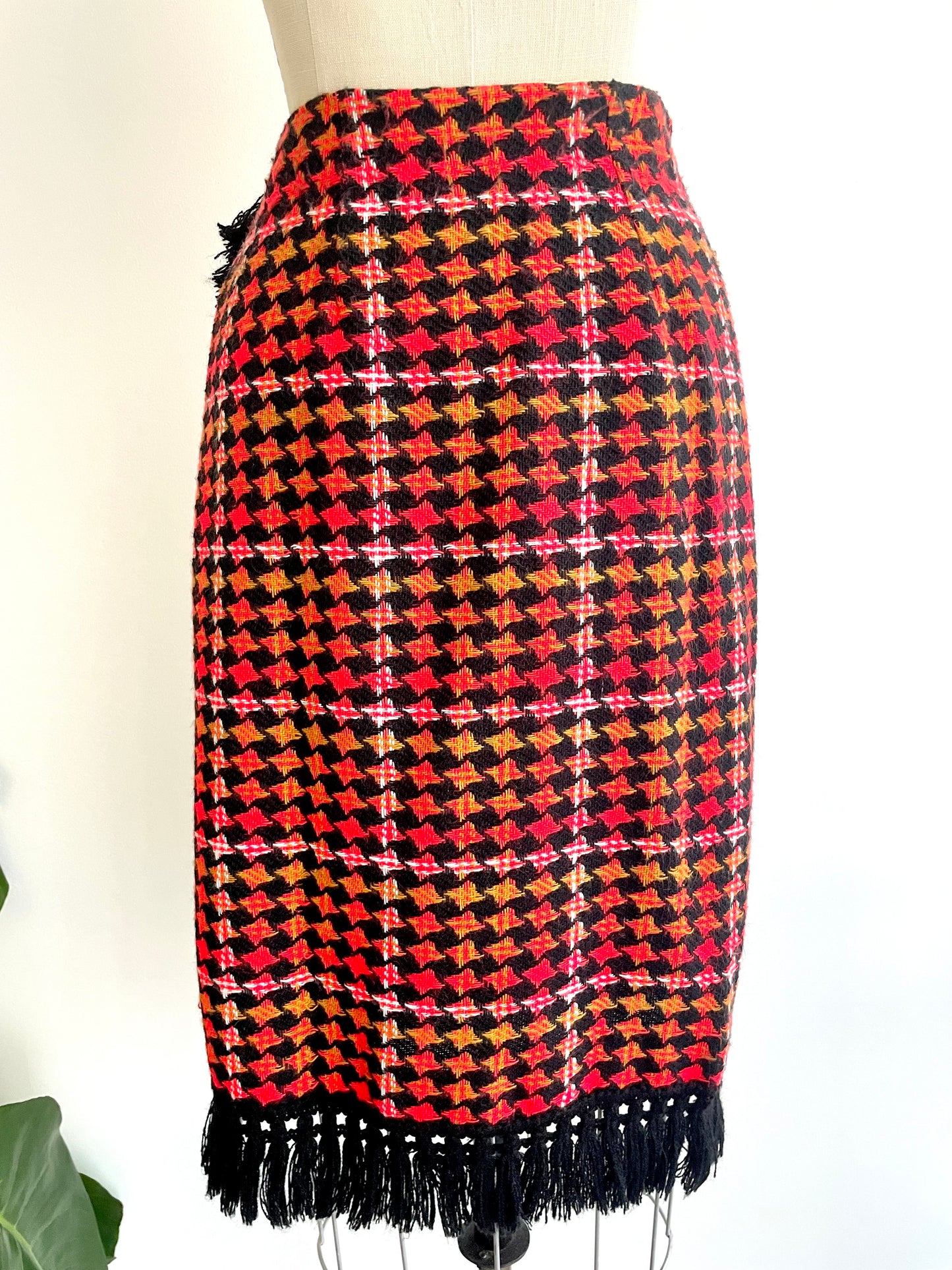 Houndstooth Tweed Kilt | 1960s