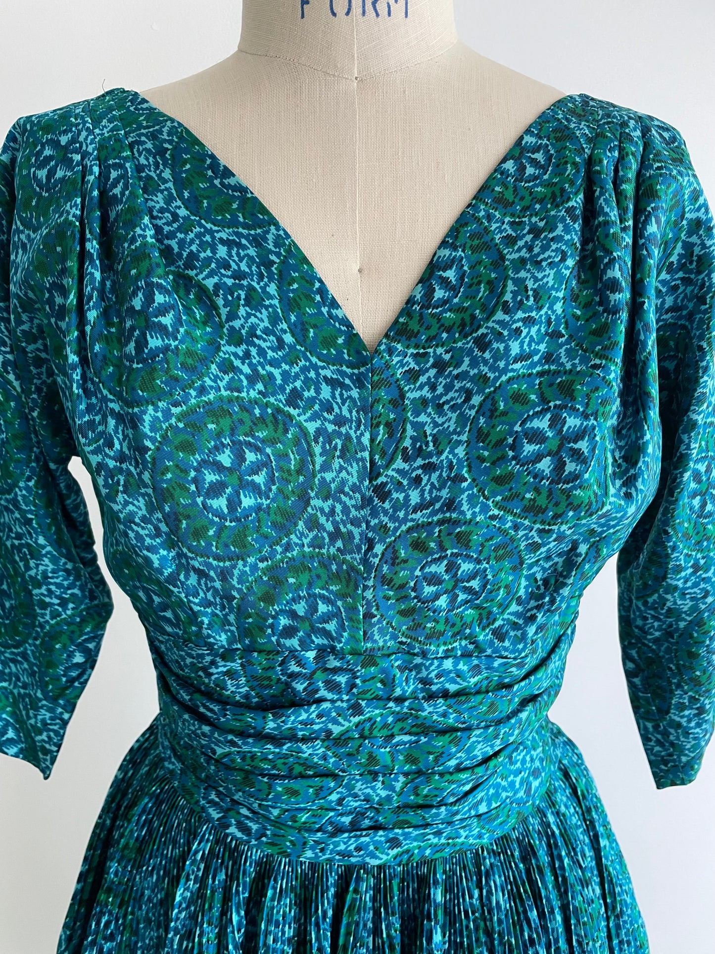 Moody Micropleat Party Dress | 1950s