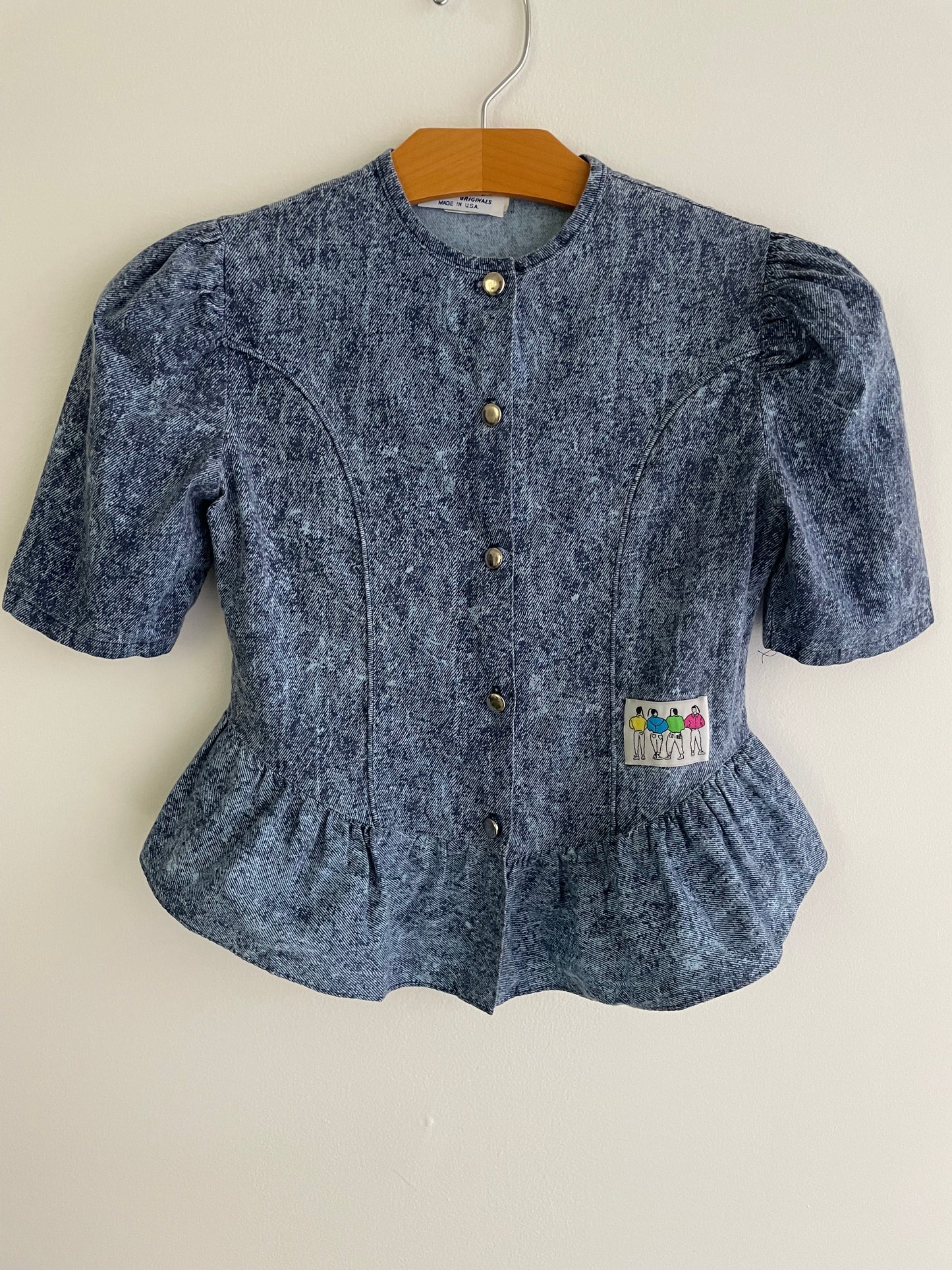 Girls New Wave Top | 1980s