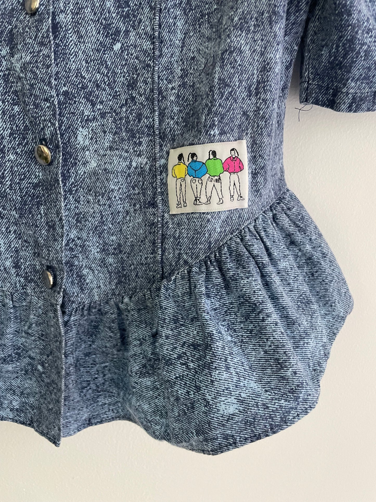 Girls New Wave Top | 1980s
