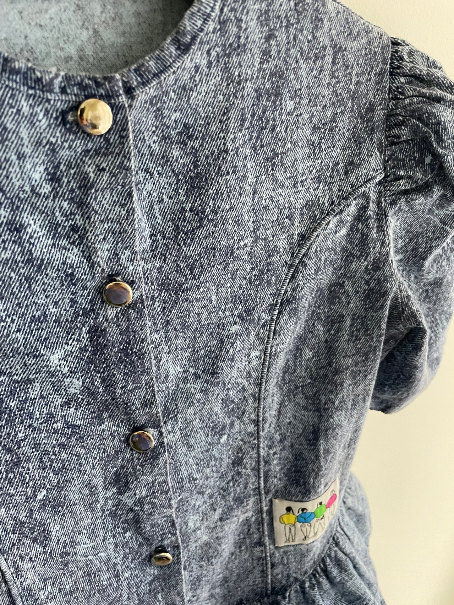 Girls New Wave Top | 1980s
