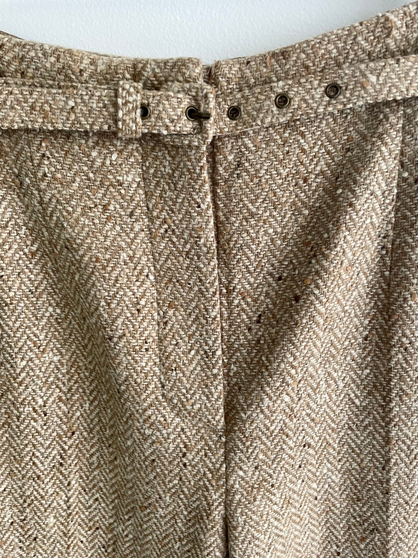 Herringbone Tweed Trousers | 1970s