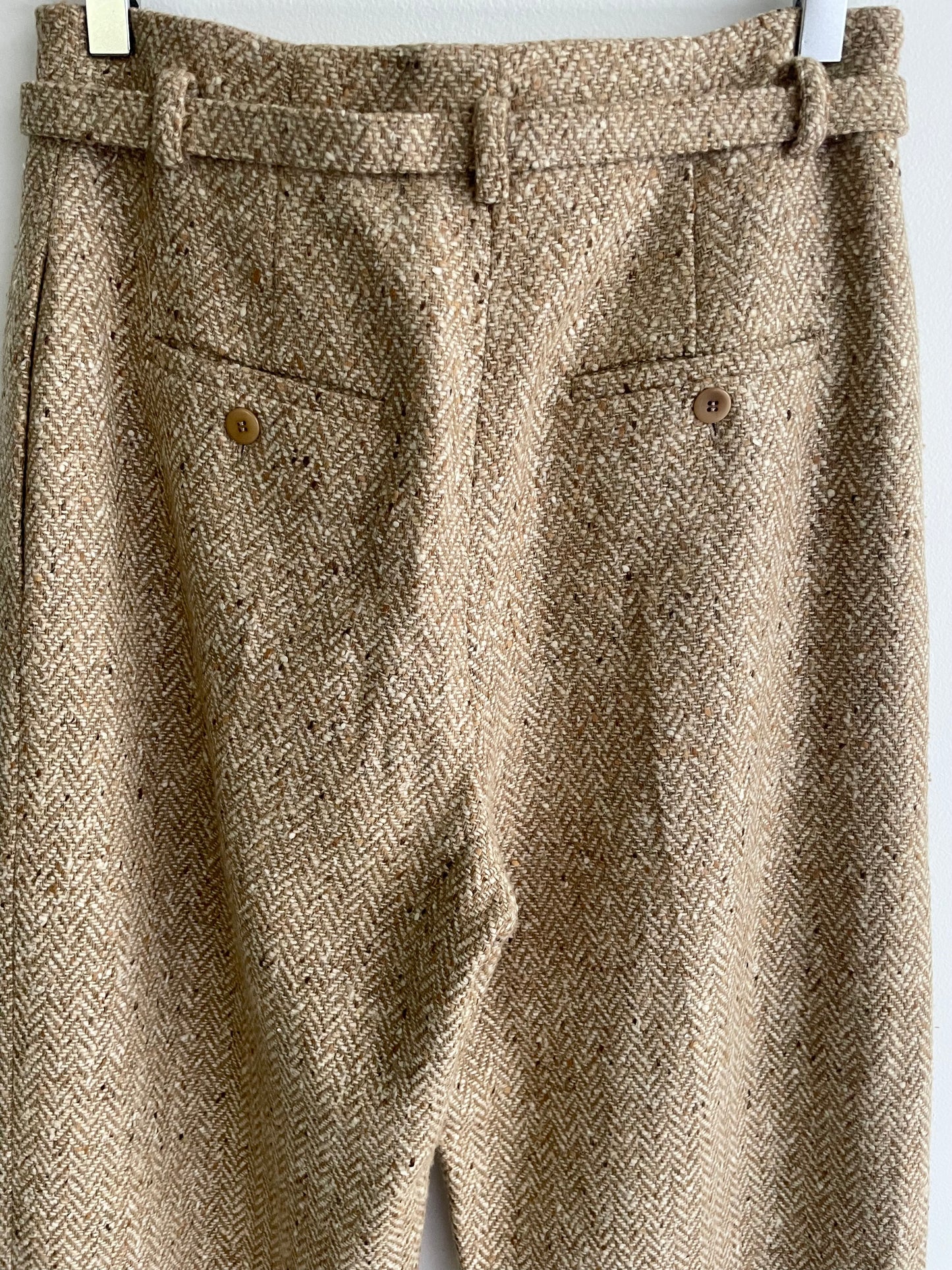 Herringbone Tweed Trousers | 1970s