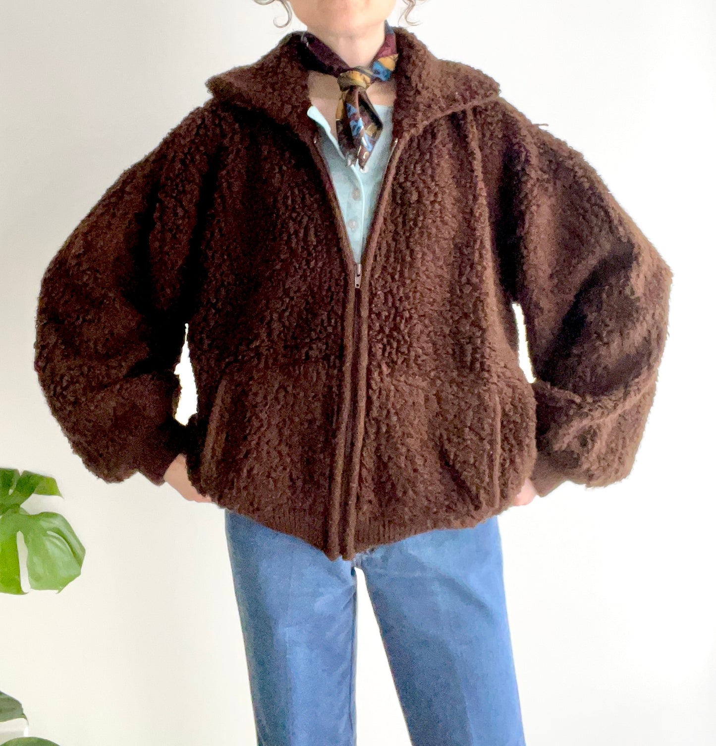 Loop Knit Bomber Jacket | 1970s