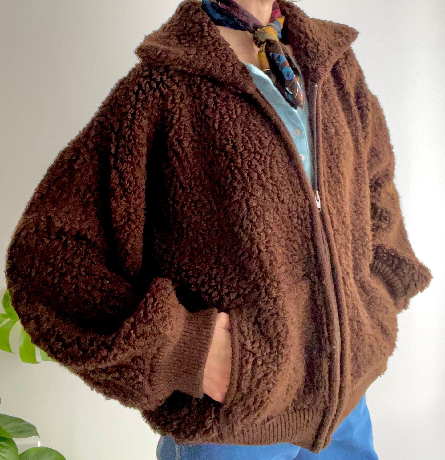 Loop Knit Bomber Jacket | 1970s