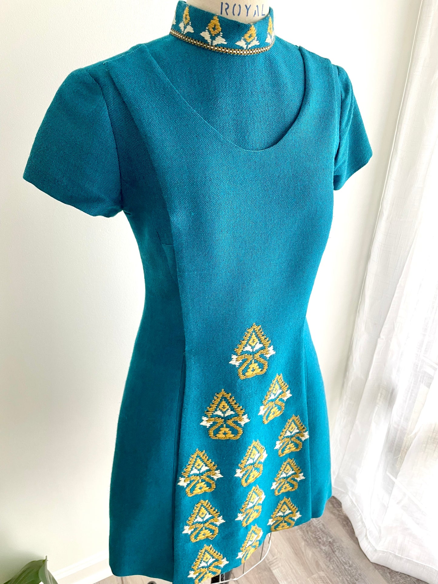 Handwoven Artisan Dress  |  1960s