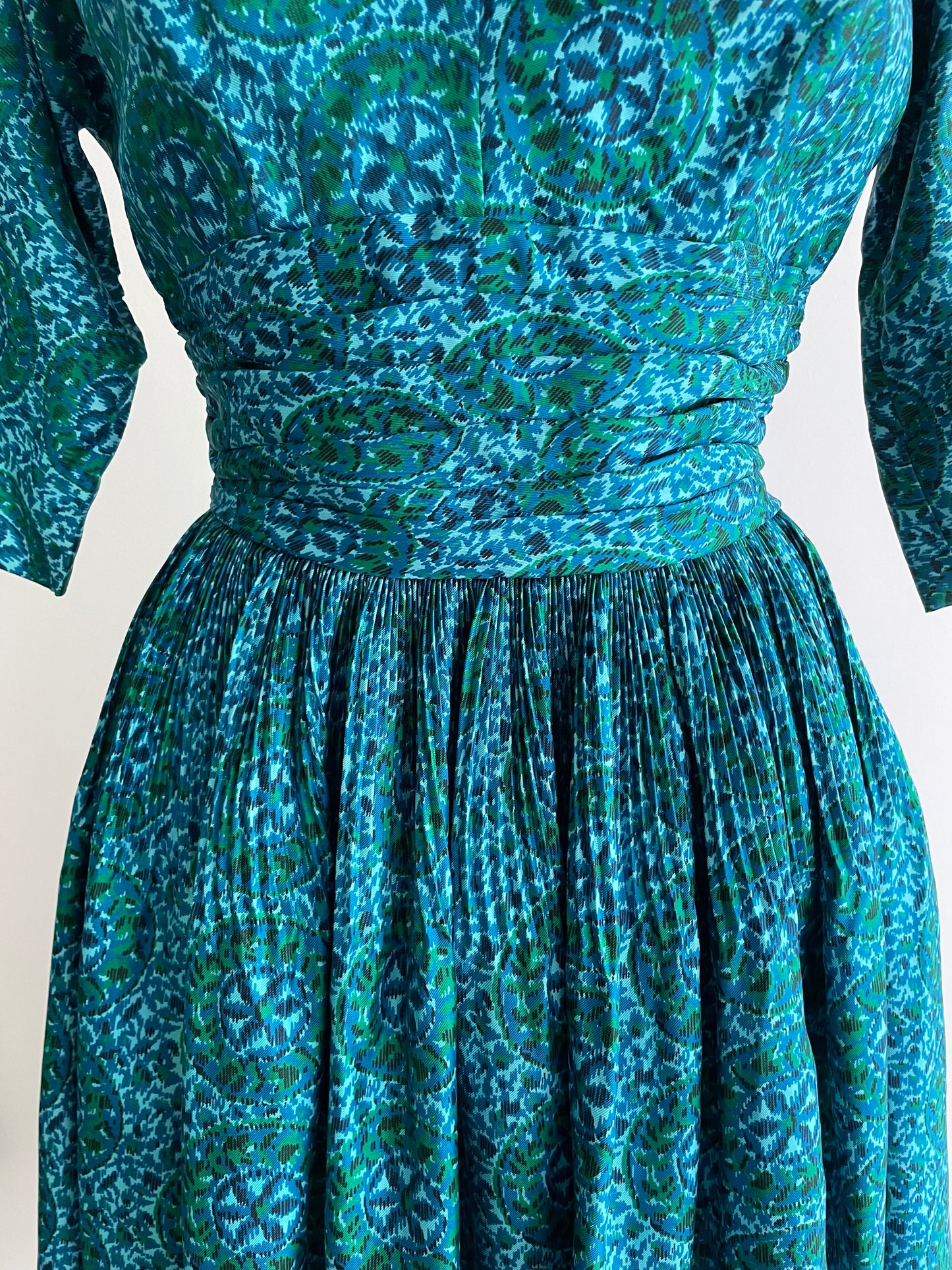 Moody Micropleat Party Dress  |  1950s